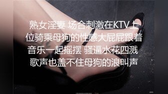 熟女淫妻 场合刺激在KTV上位骑乘母狗的性感大屁屁跟着音乐一起摇摆 骚逼水花四溅 歌声也盖不住母狗的浪叫声