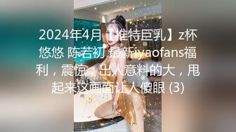 2024年4月【推特巨乳】z杯悠悠 陈若初 最新iyaofans福利，震惊，出人意料的大，甩起来这画面让人傻眼 (3)