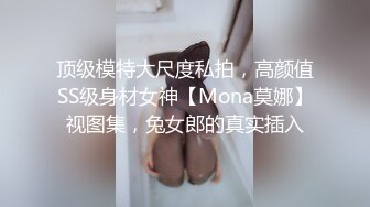 顶级模特大尺度私拍，高颜值SS级身材女神【Mona莫娜】视图集，兔女郎的真实插入