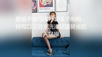 颜值不错马尾外套妹子啪啪，特写口交浴室洗澡舔逼骑坐后入猛操