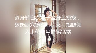 紧身裤白衣妹子坐身上摸摸，舔奶掰穴镜头前口交，抬腿侧入上位骑坐抽插猛操