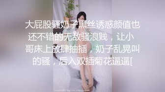 大屁股骚奶子黑丝诱惑颜值也还不错的无敌骚浪贱，让小 哥床上放肆抽插，奶子乱晃叫的骚，后入双插菊花逼逼[