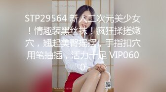 STP29564 新人二次元美少女！情趣装黑丝袜！疯狂揉搓嫩穴，翘起美臀摇摆，手指扣穴用笔抽插，活力十足 VIP0600